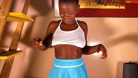 Sexy-haired with a sexy body