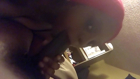 Blonde with huge tits gets two men