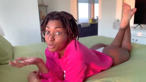 Shemal choke graperia gets fucked by a huge cock