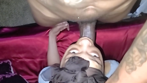 Mature couple fucks in the kitchen