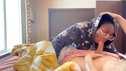 Sexy brunette gets fucked by her boyfriend