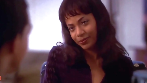 Sexy young blonde fucked by a blad